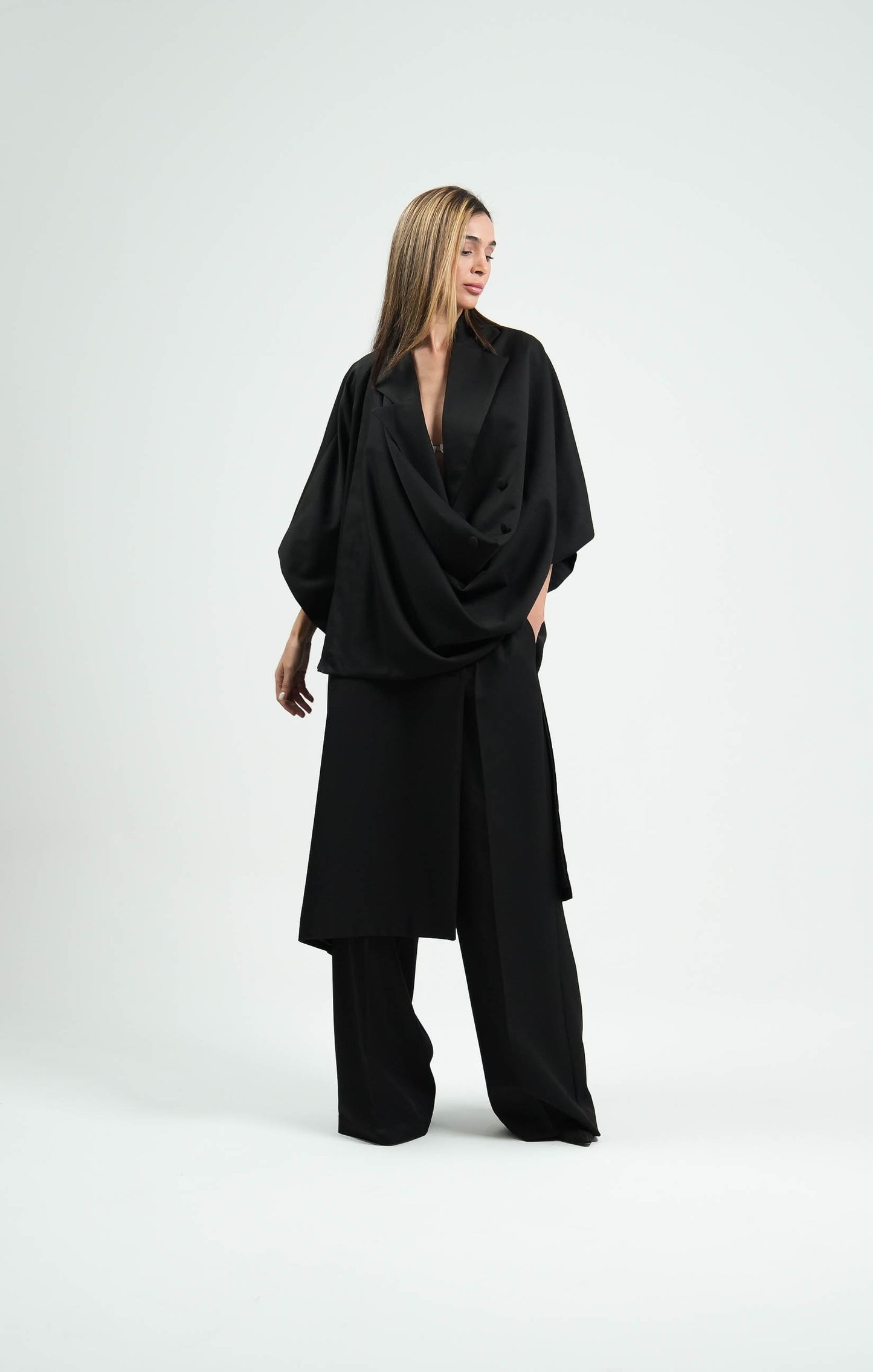 Blouse en popeline brodée