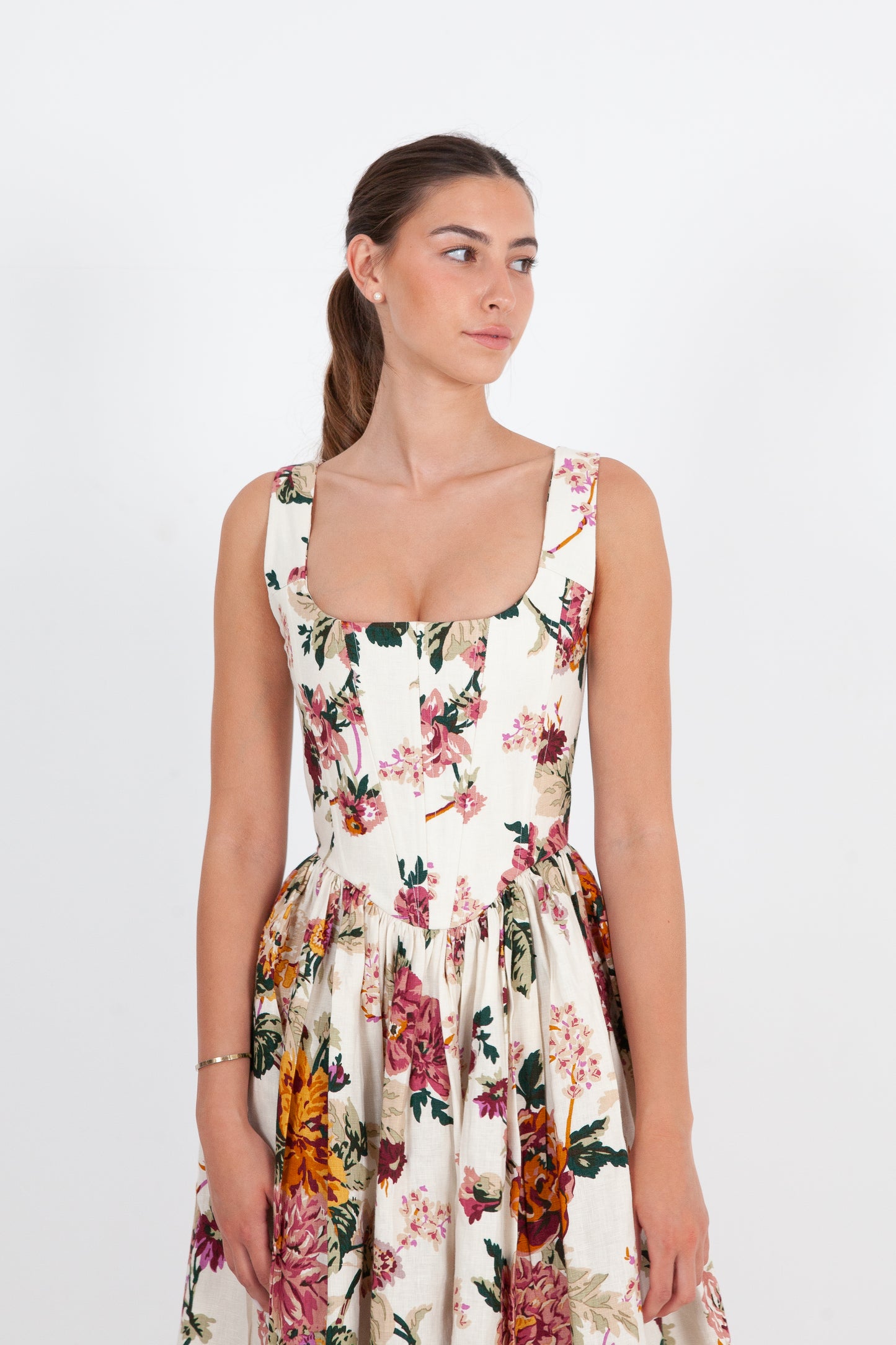 Robe Corset Fleuri
