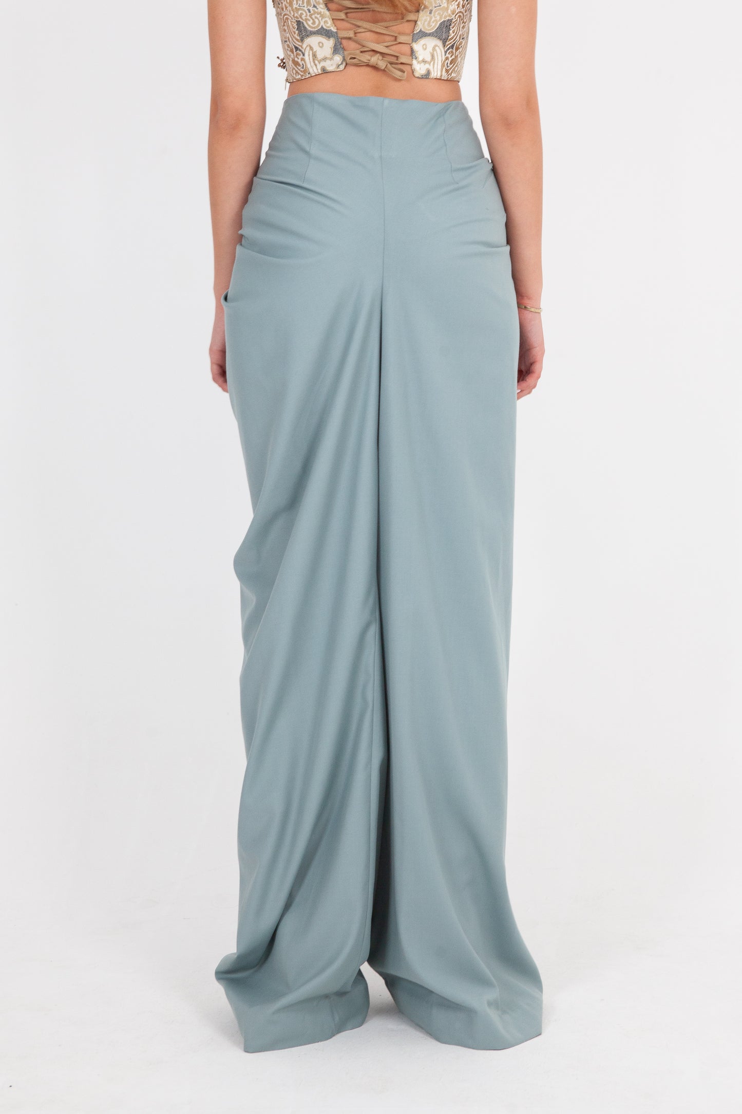 Pantalon drapé
