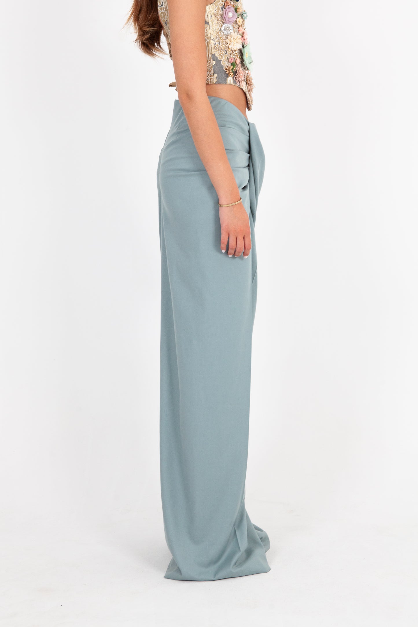 Pantalon drapé