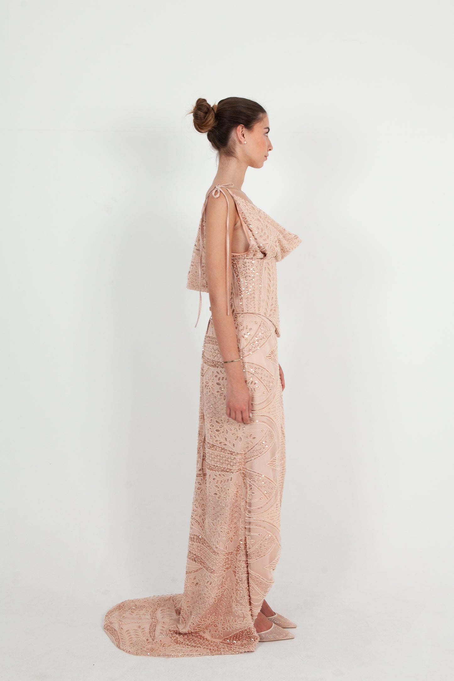 Robe Rose Poudrée