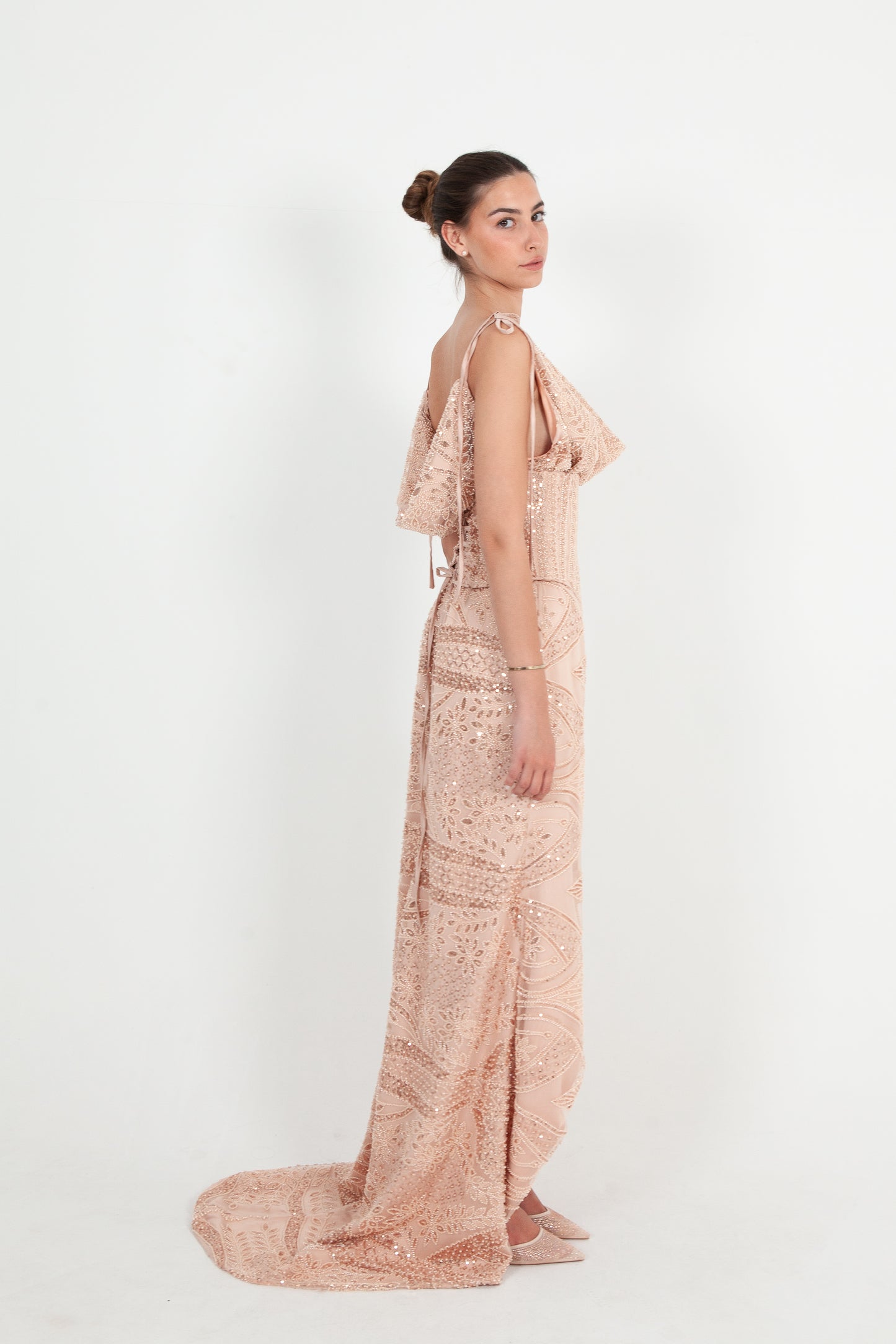 Robe Rose Poudrée
