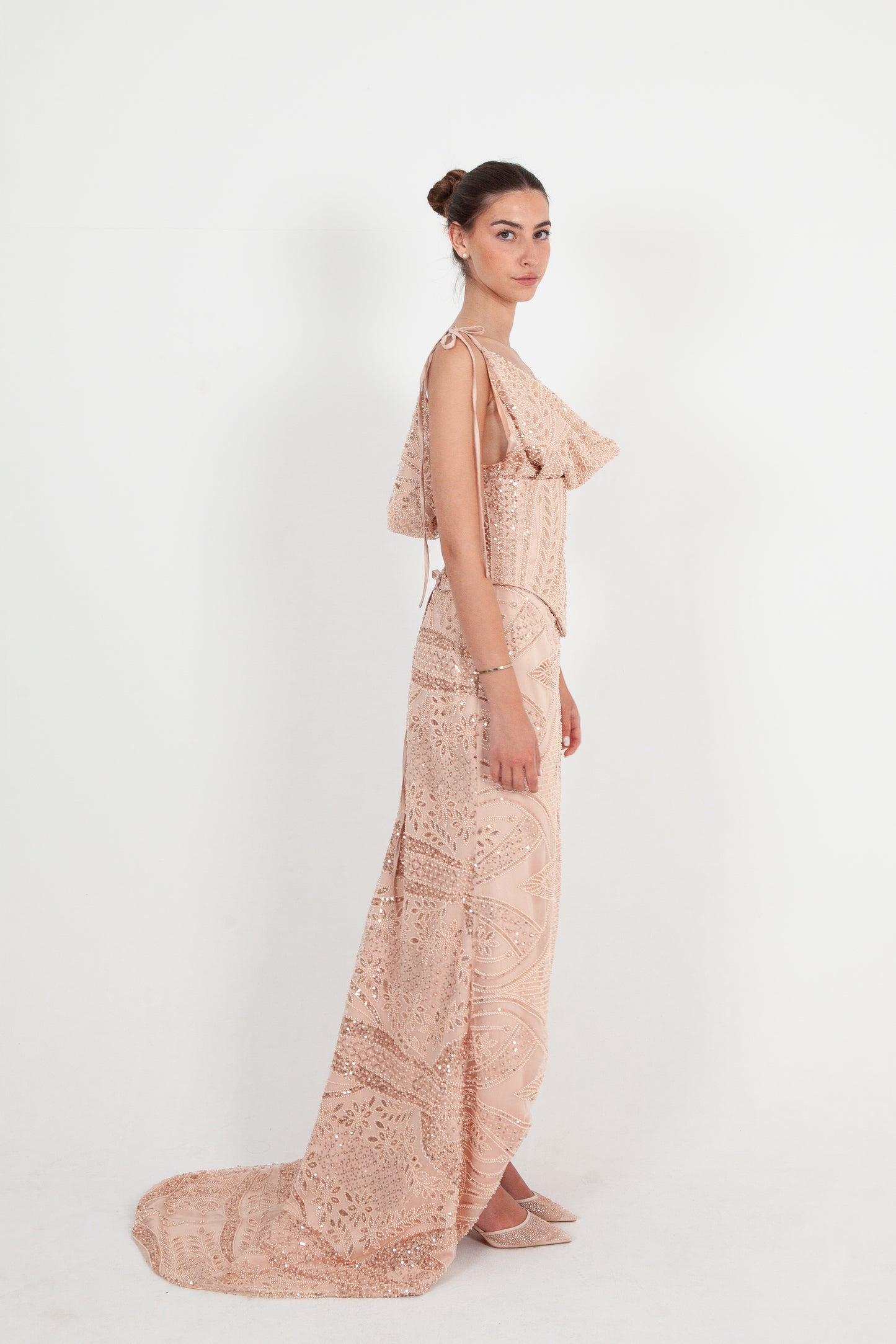 Robe Rose Poudrée