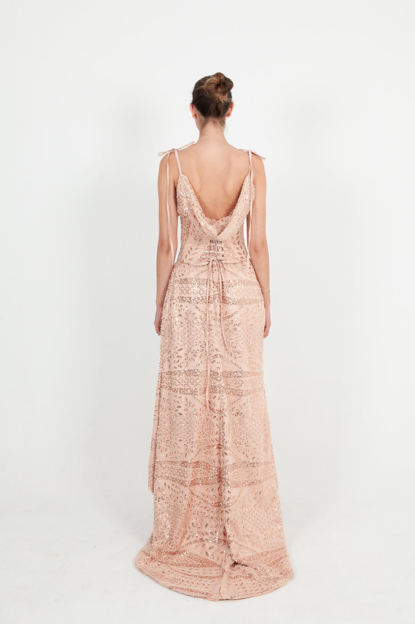 Robe Rose Poudrée
