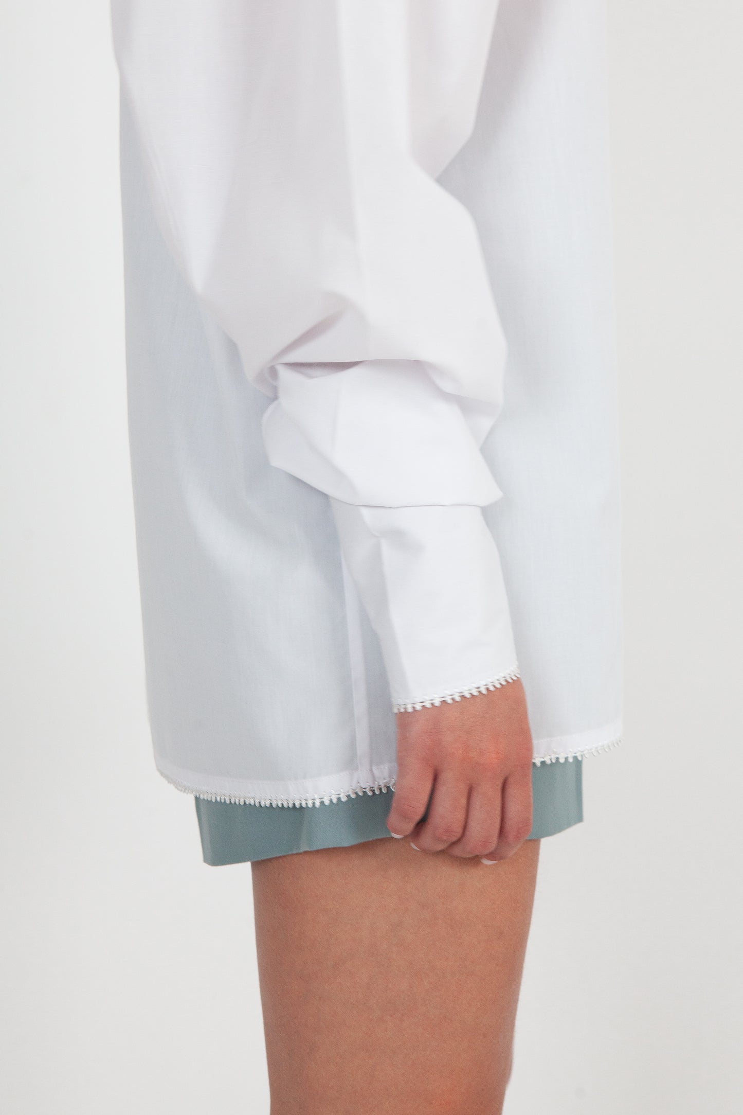 Chemise Oversize en Popeline de Coton