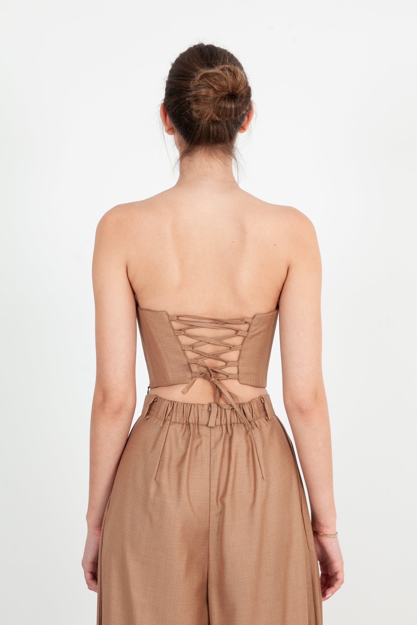 Corset en Gabardine de Coton
