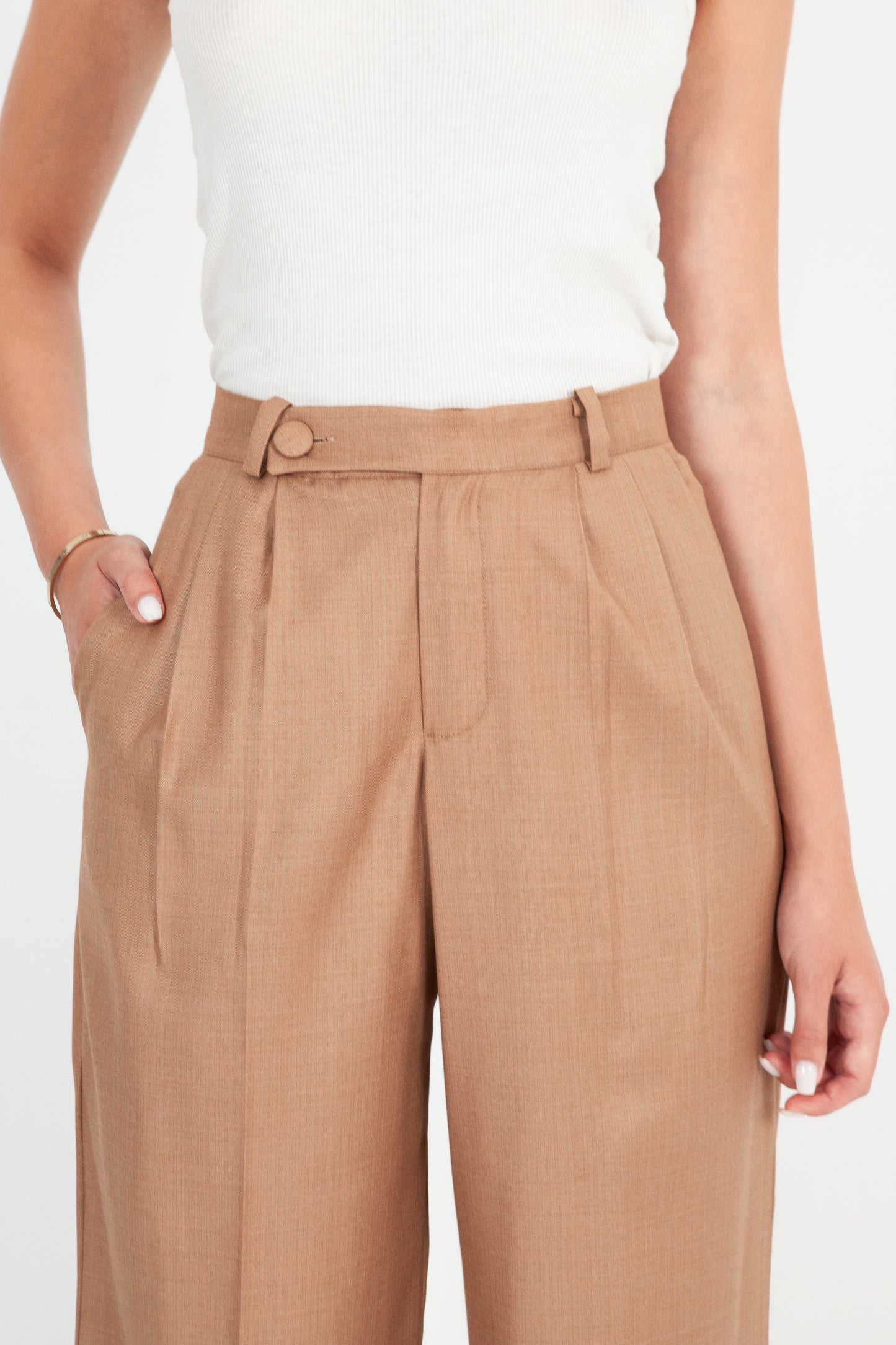 Pantalon tailleur chaplin