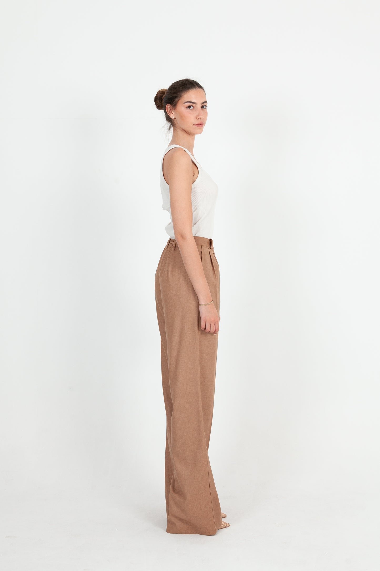 Pantalon tailleur chaplin