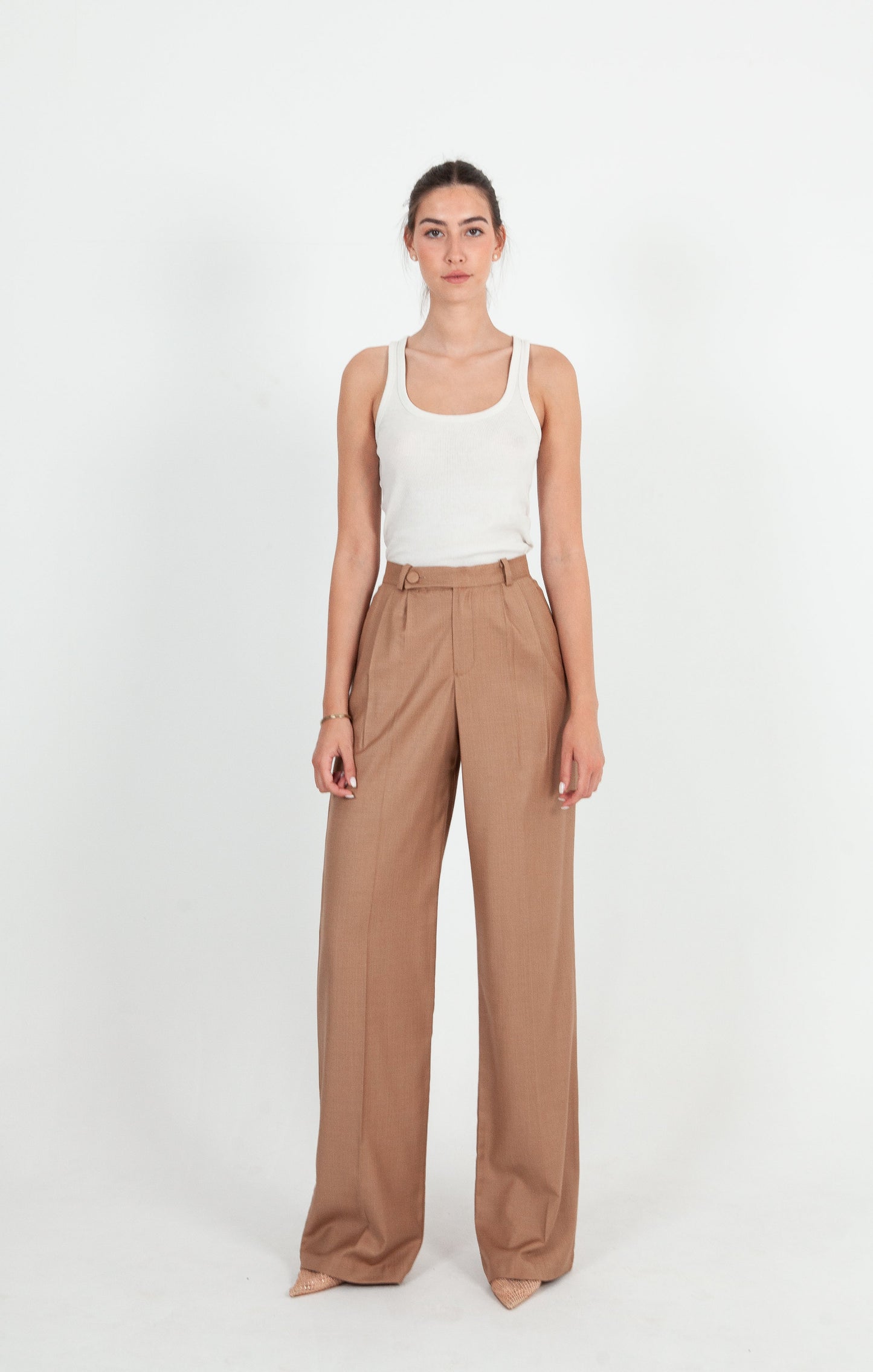 Pantalon tailleur chaplin