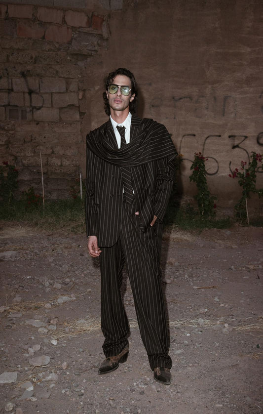 Ensemble rayé unisexe