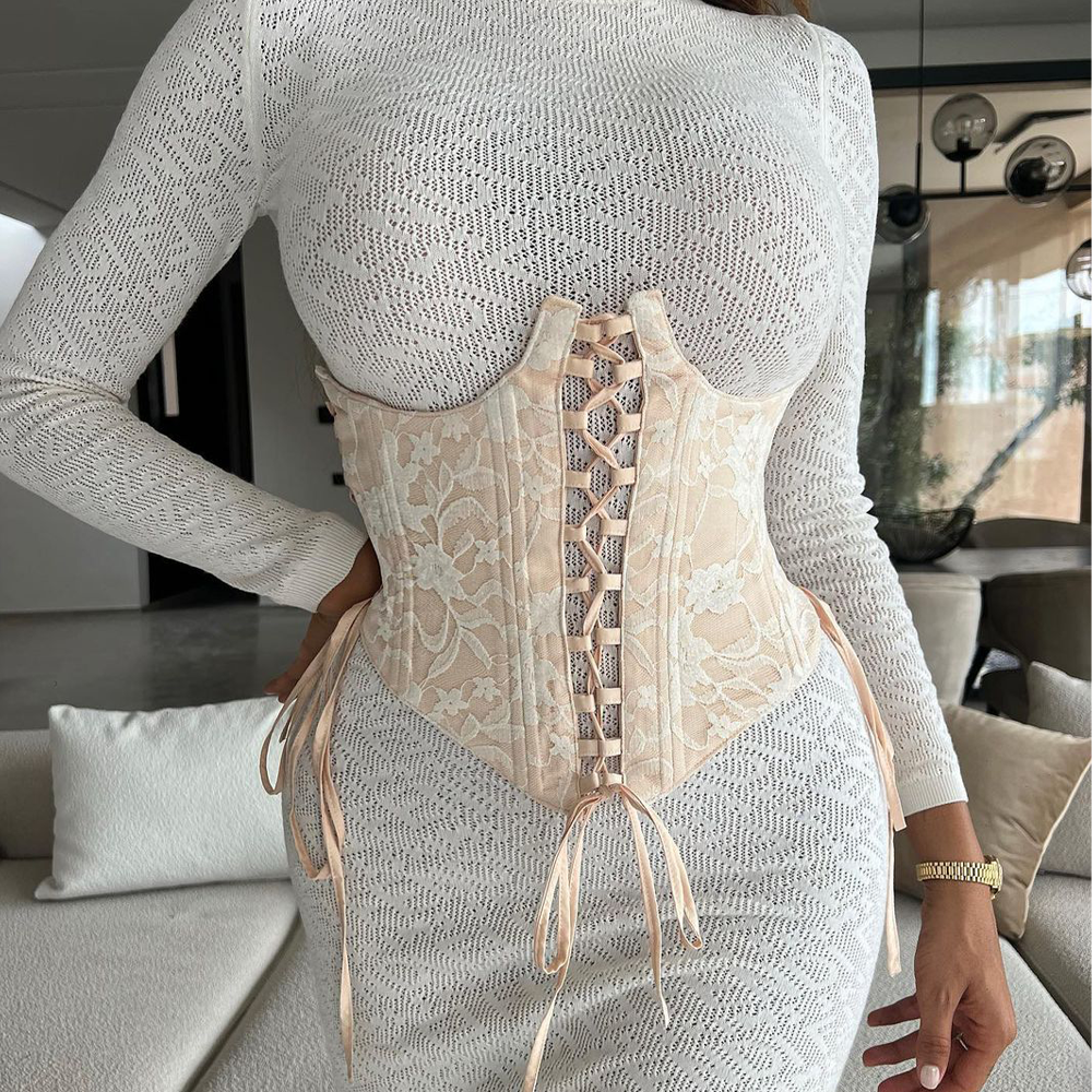 Full Laced Corset - White