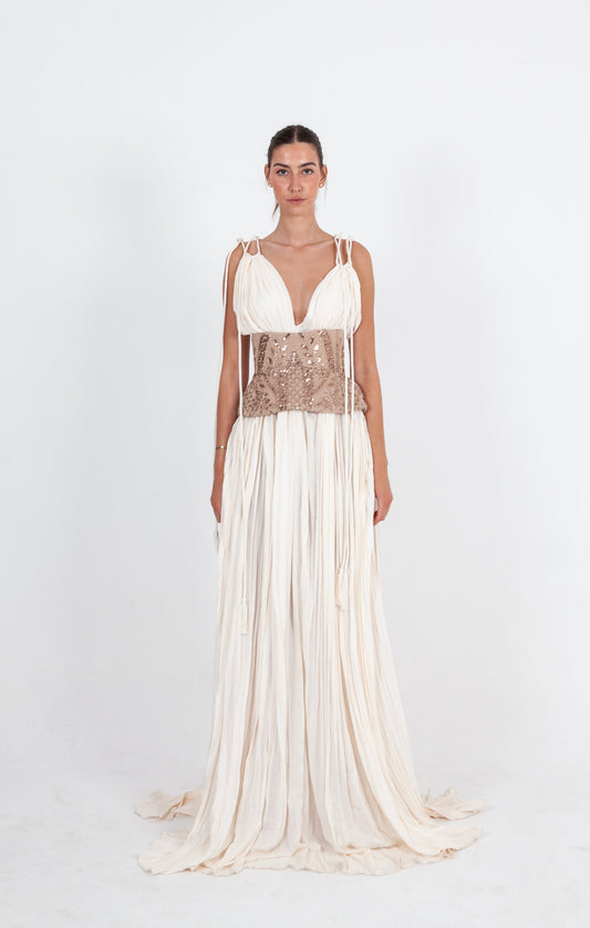 Robe Soleil plissé