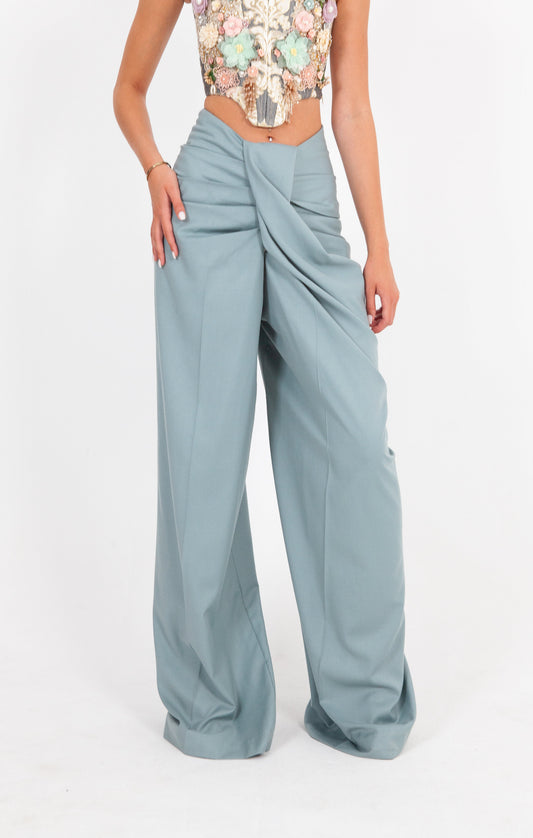 Pantalon drapé