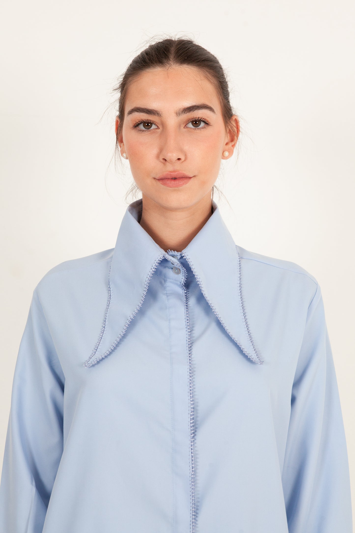Chemise en popeline de coton