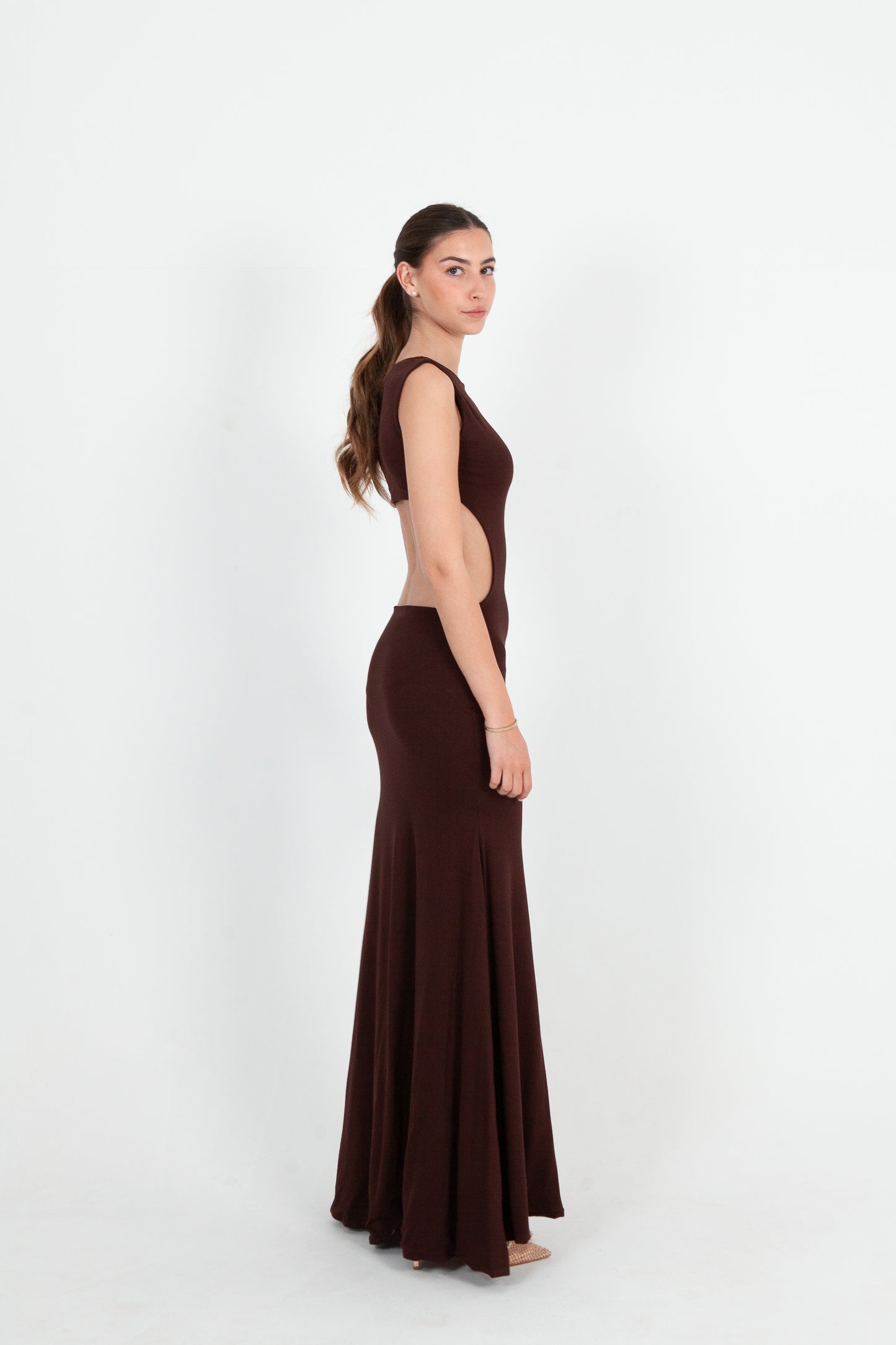 Robe Évasée Chocolat