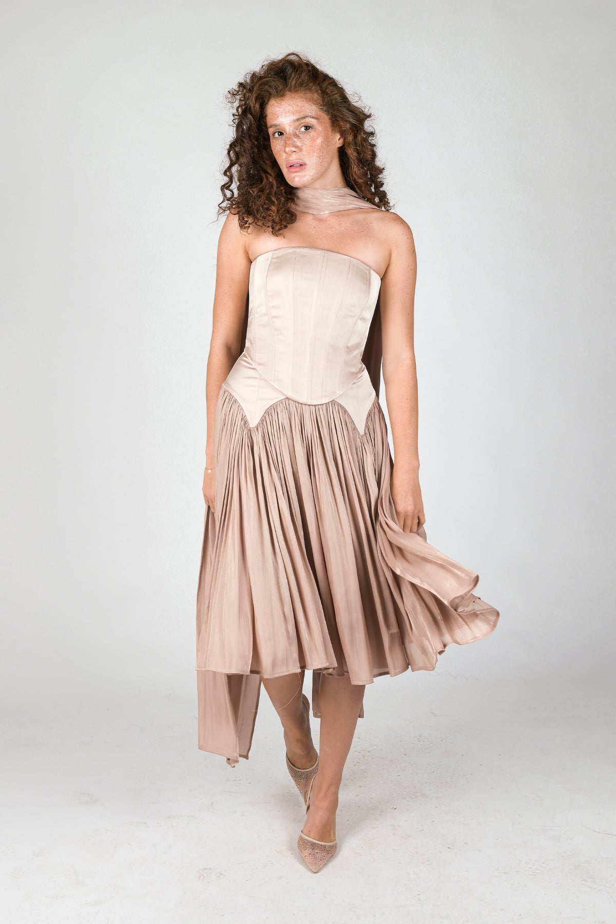 Bustier Yasmine + Jupe Yasmine + Châle