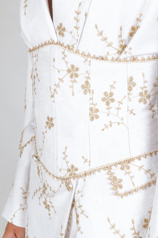 Corset ceinture fleur de sable